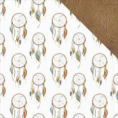Boho Dreams 12x12 Scrapbook Paper - Dreamcatcher