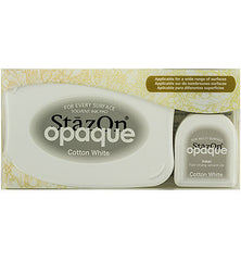 Stazon Opaque & Inker: Cotton White Set