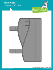 Gestikte Hillside pop-up stans