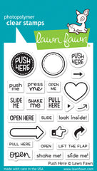 Push Here Stamp