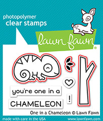 een in een kameleon - gras maaien