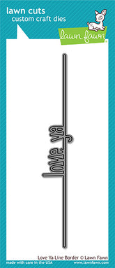 Ik hou van je lijn Grens