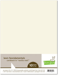Vanille mout cardstock