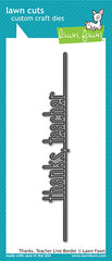 Thank's Teacher Line Border