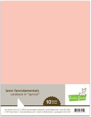 Lawn Fawn Abrikoos cardstock