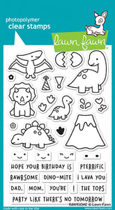 Lawn Fawn RAWRSOME Stamp