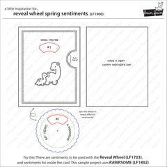 Lawn Fawn Reveal Wheel Spring Sentiments
