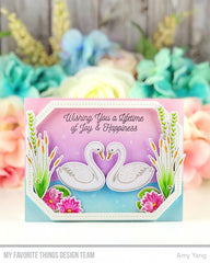 Schitterende Zwanen Clear Stamps