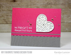 Hart Doolhof Vormen - Wit