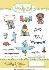 Taylored Expressions Matchy Matchy Stamp Set
