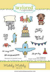 Taylored Expressions Matchy Matchy Stamp Set