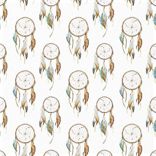 Boho Dreams 12x12 Scrapbook Paper - Dreamcatcher