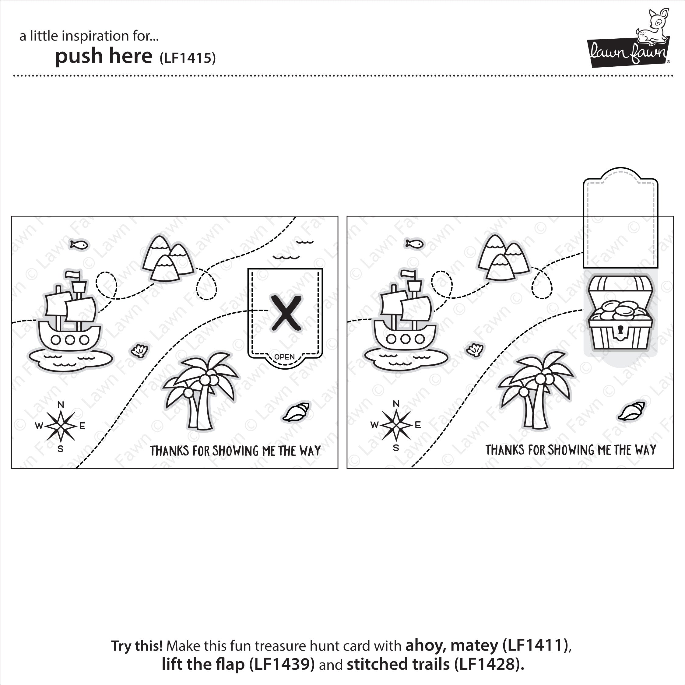 Push Here Stamp