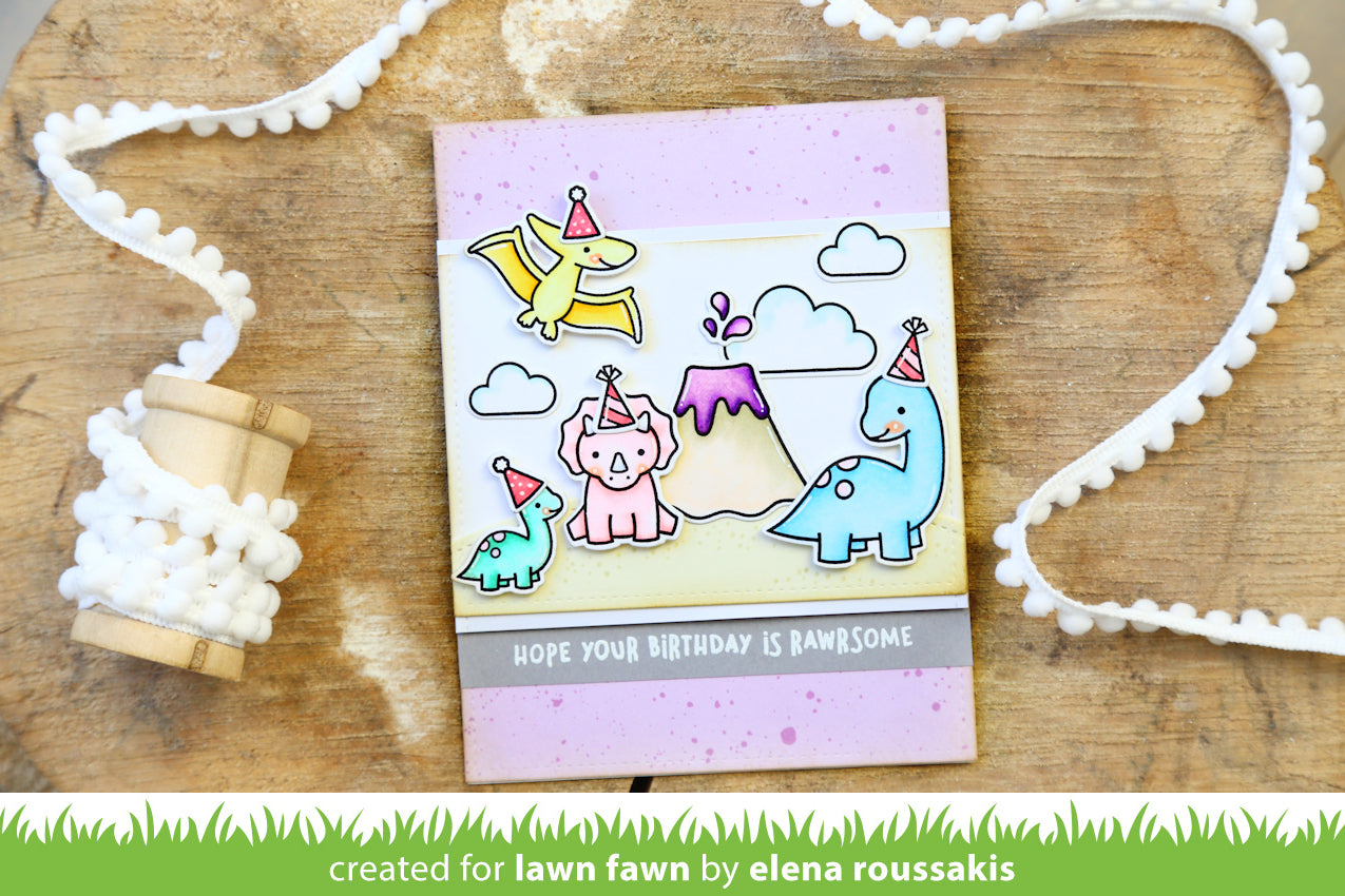 Lawn Fawn RAWRSOME Stamp