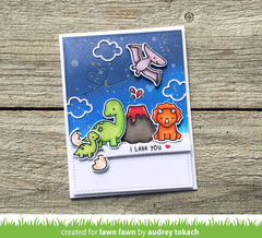 Lawn Fawn RAWRSOME Stamp