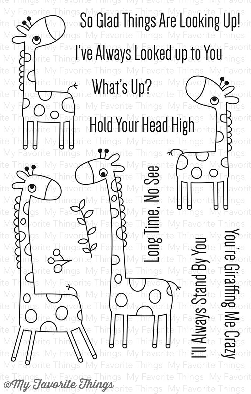 My Favorite Things Giraffing Me Crazy Stamp