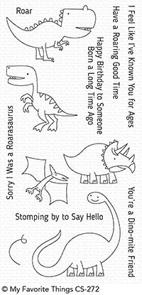 Heerlijke dinosaurussen Clear Stamps