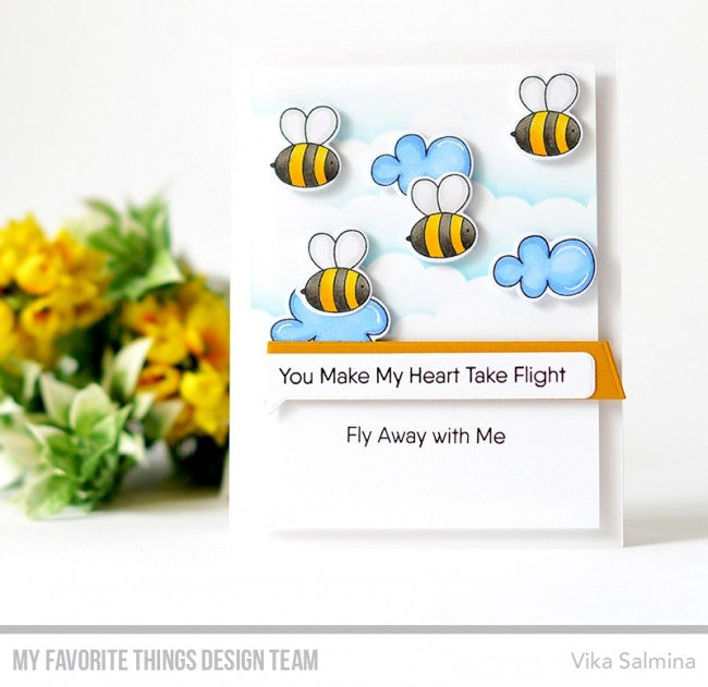Hou van insecten stempel