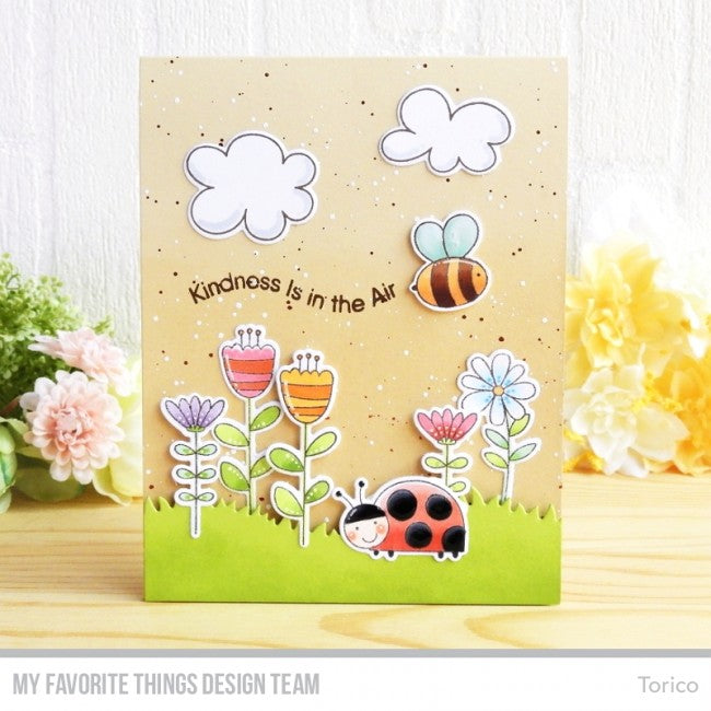 Hou van insecten stempel