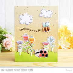 Hou van insecten stempel