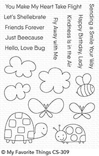 Hou van insecten stempel