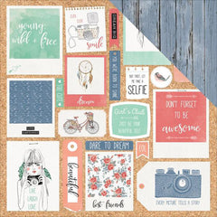 Boho Dreams 12x12 Scrapbook Paper - Bohemian