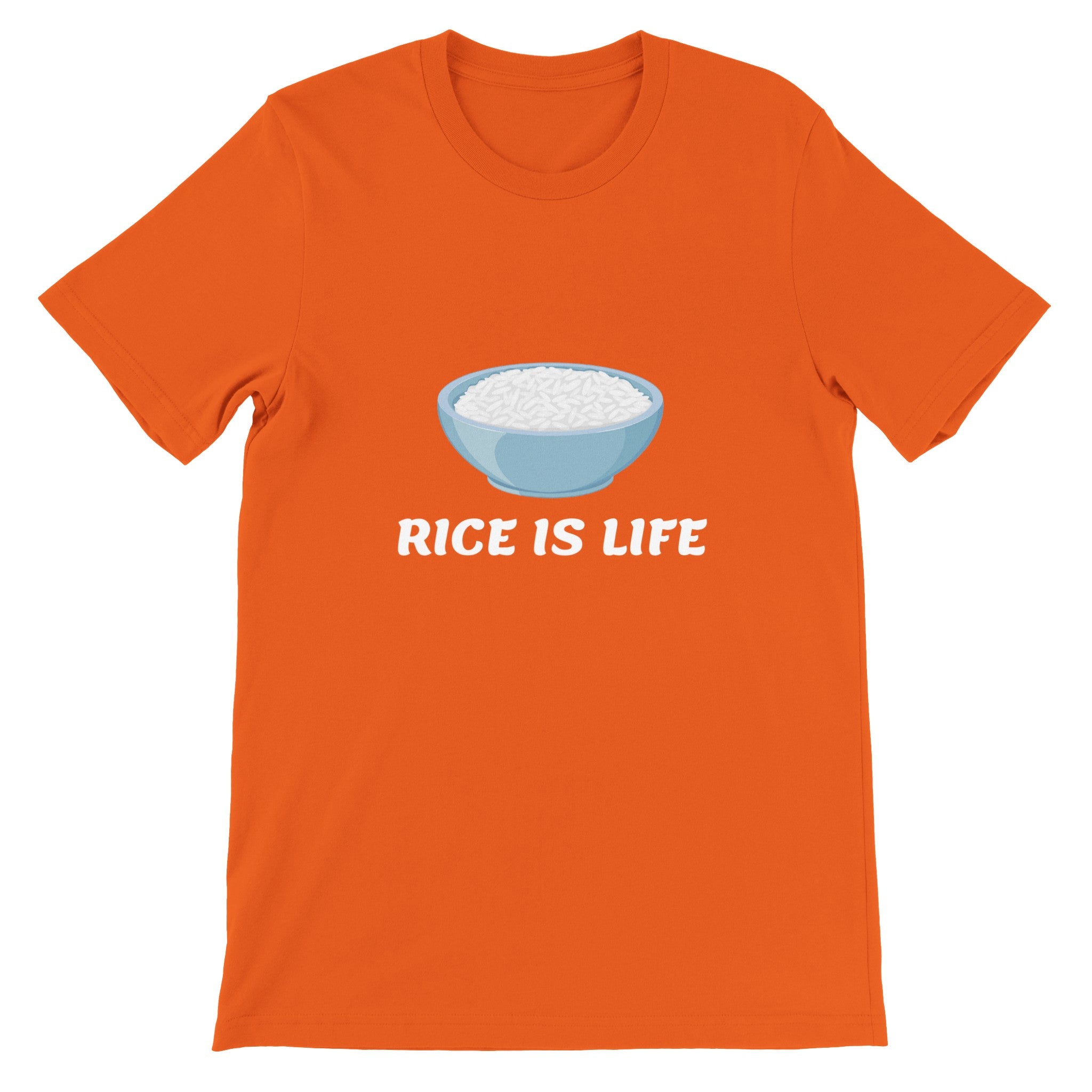 Premium Unisex Crewneck T-shirt - Rice