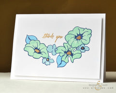 Grillige bloemen sterven set