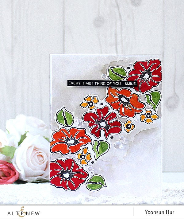 Grillige bloemen sterven set